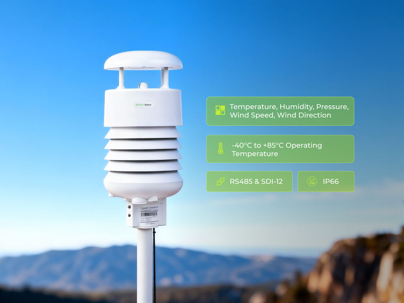 SenseCAP S500 V2 5-in-1 Compact Weather Station