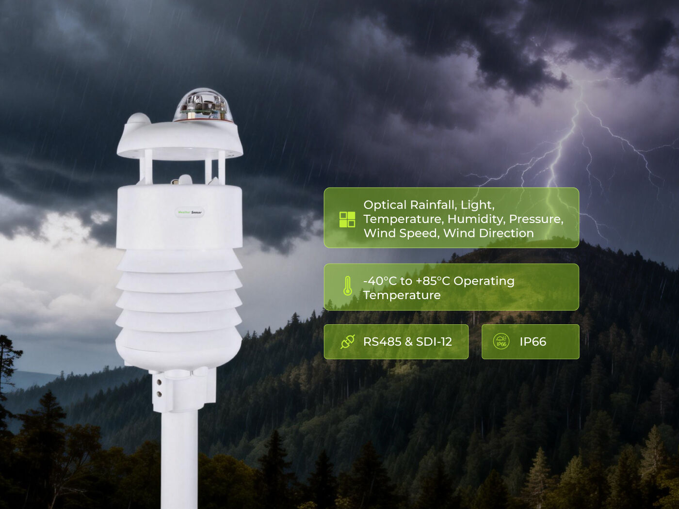 SenseCAP S700 V2 7-in-1 Compact Weather Sensor