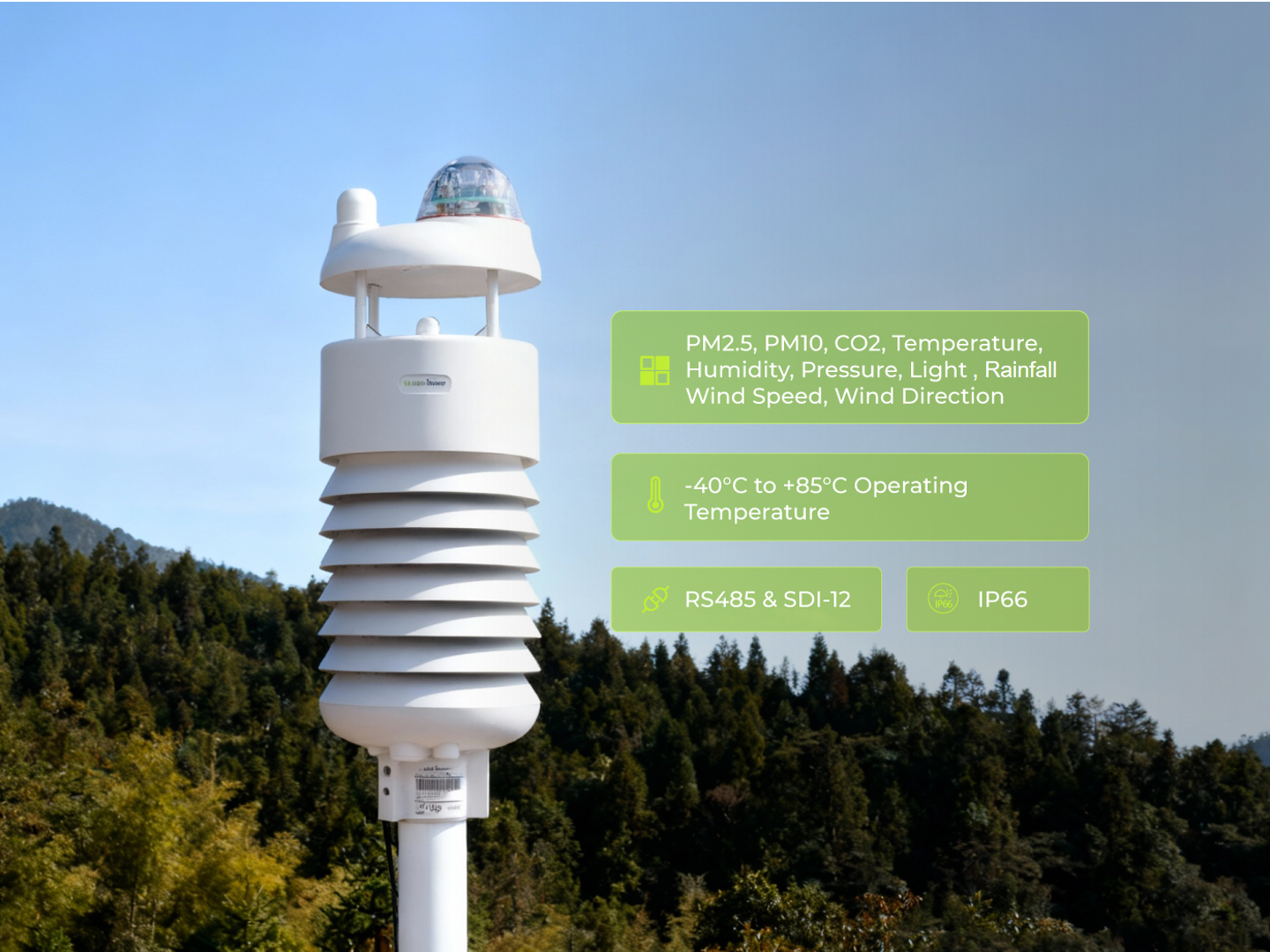 SenseCAP S1000 V2 10-in-1 Compact Weather Sensor