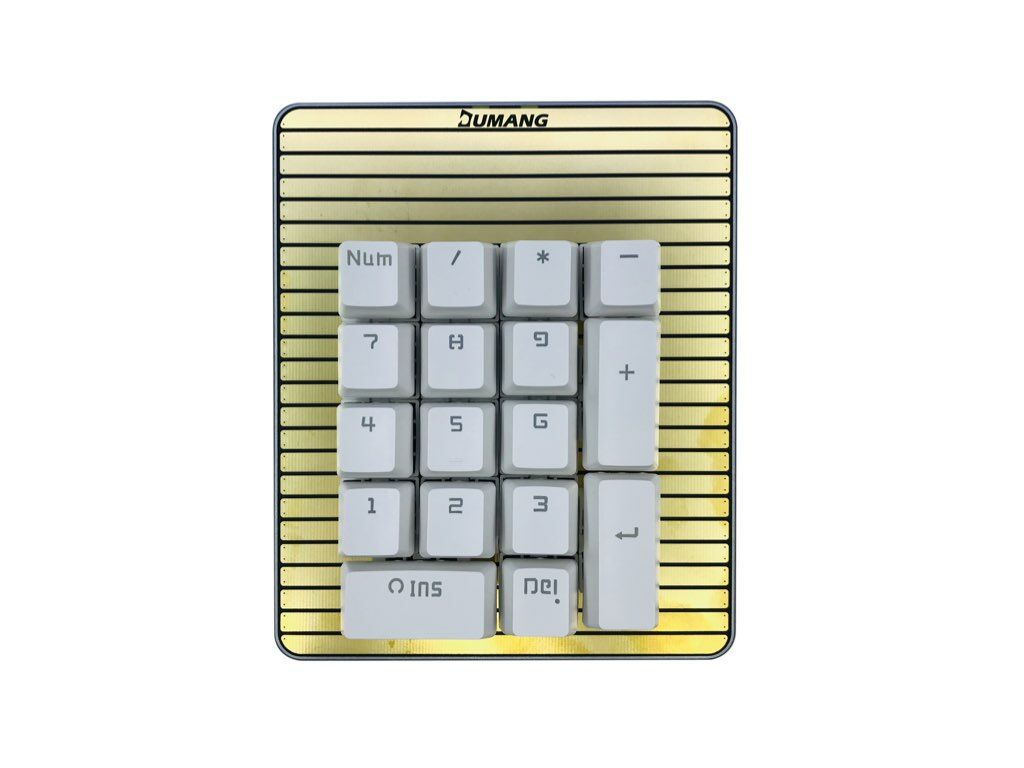 DUMANG Mini Mechanical Keyboard with Magnet - Custom Value and Macro