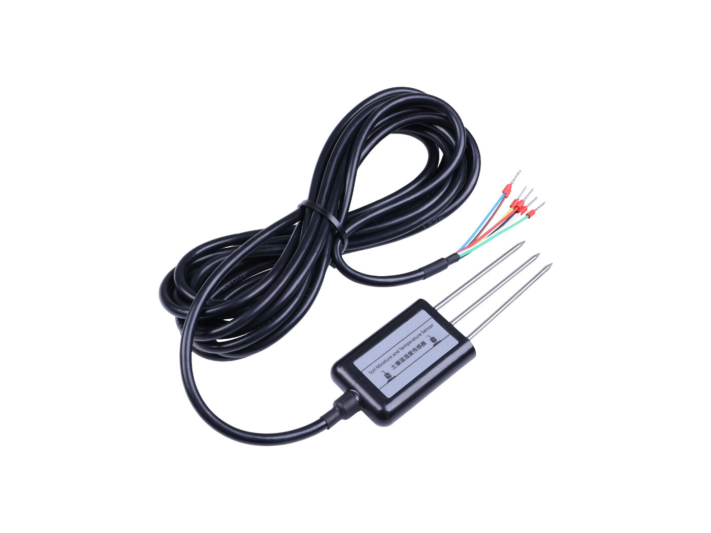 Industrial Soil Moisture & Temperature Sensor MODBUS-RTU RS485, 0-2V Analog Voltage (S-Soil MT-02A)