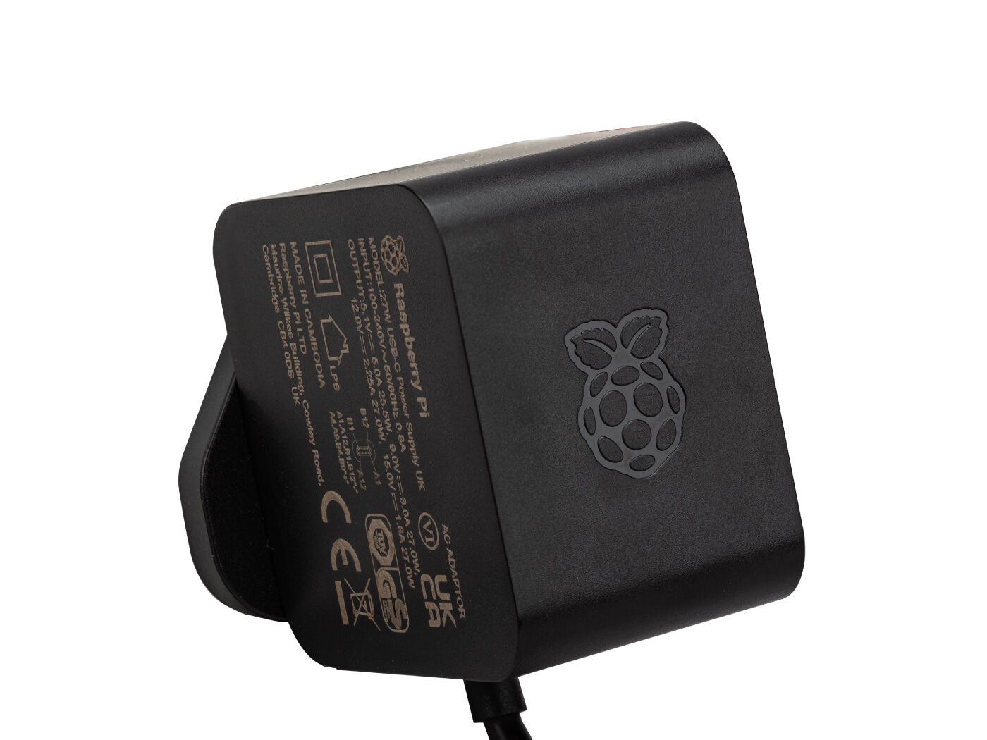 27W USB-C PD Power Supply Black - US Version