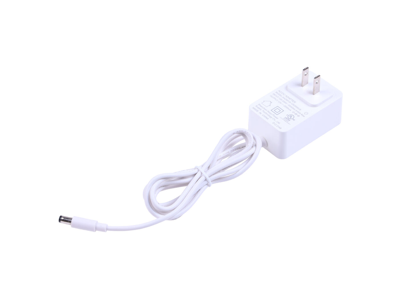 Power Adapter, 12V/2A/24W, American Standard Plug, DC Output, 1.5m