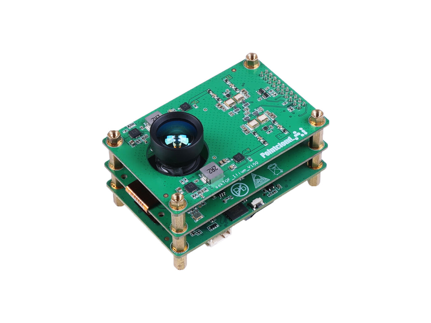 OakSense H67V-VGA resolution TOF camera supported C++ and Python