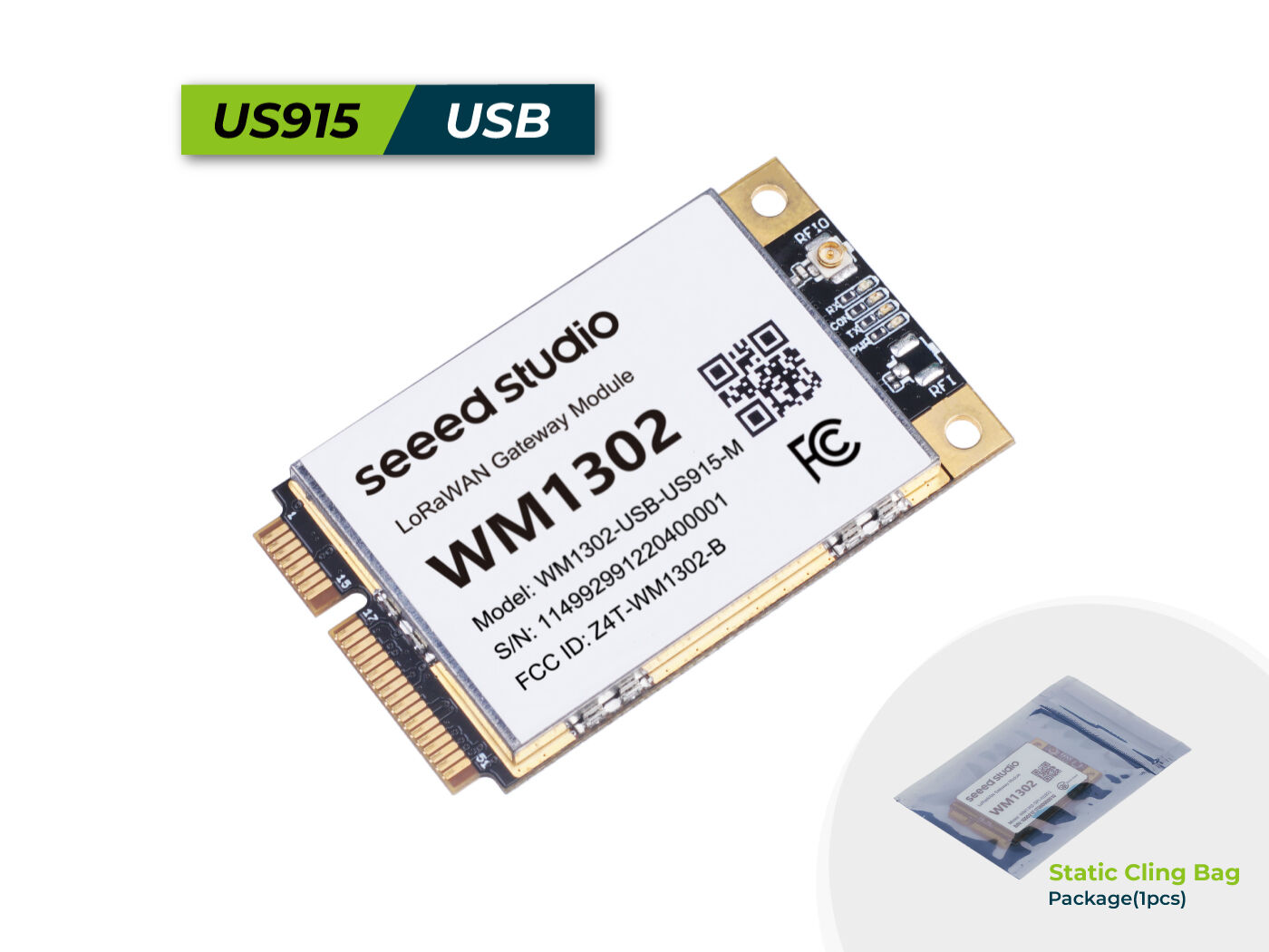 WM1302 LoRaWAN Gateway Module (USB) - US915