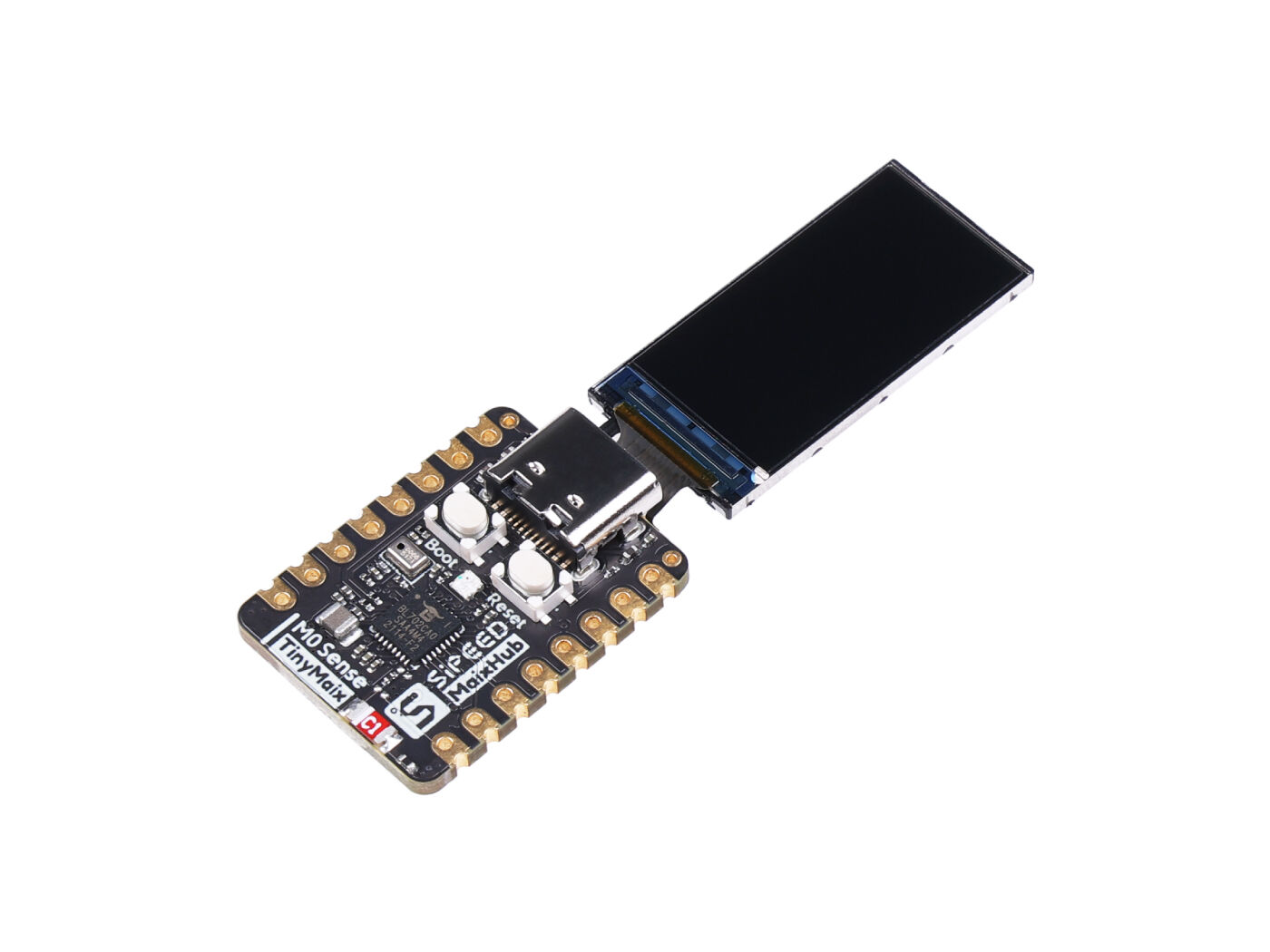 Sipeed M0sense -RISC-V Development Board Based on BL702 with 0.68 Inch LCD Screen
