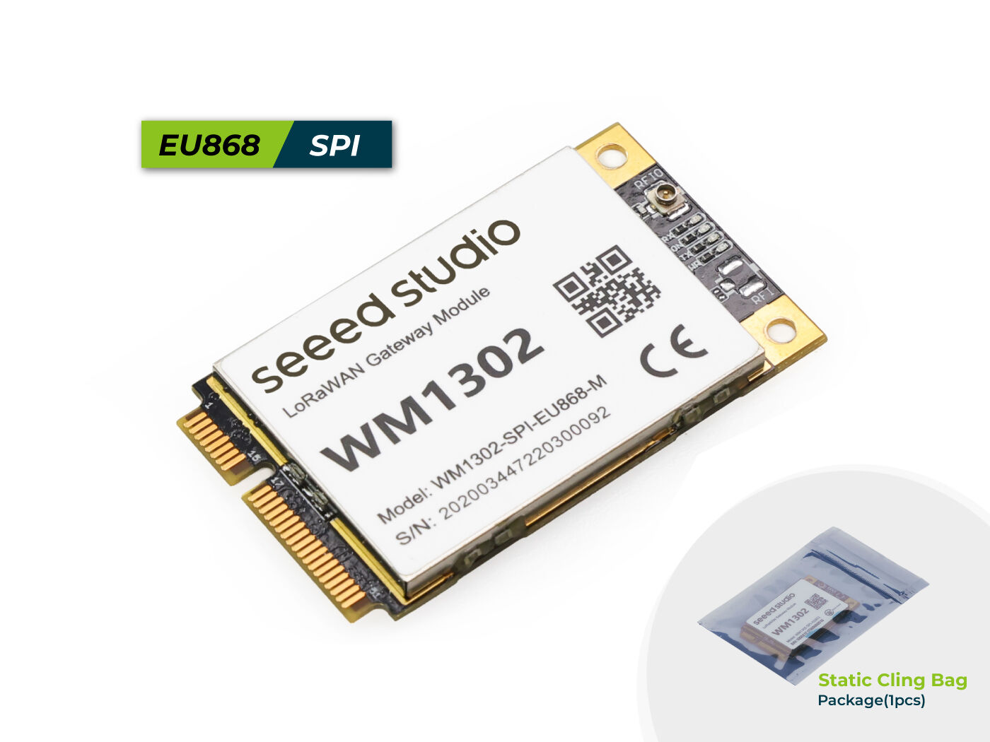 Wio-WM1302 Long Range Gateway Module without SX1262(SPI) - EU868