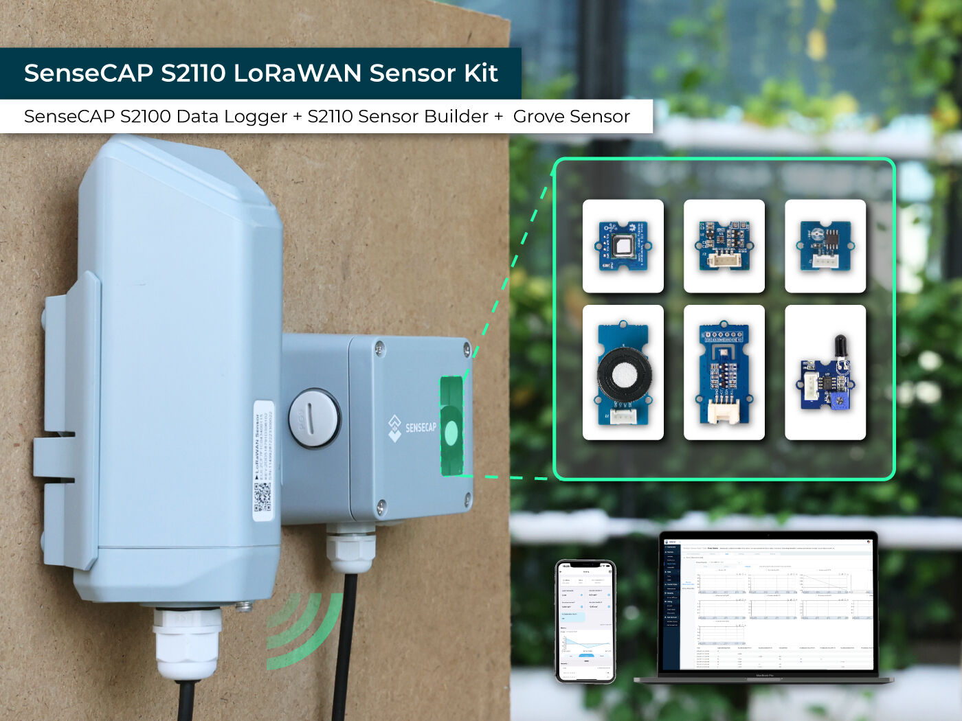 SenseCAP S2110 LoRaWAN Sensor Kit