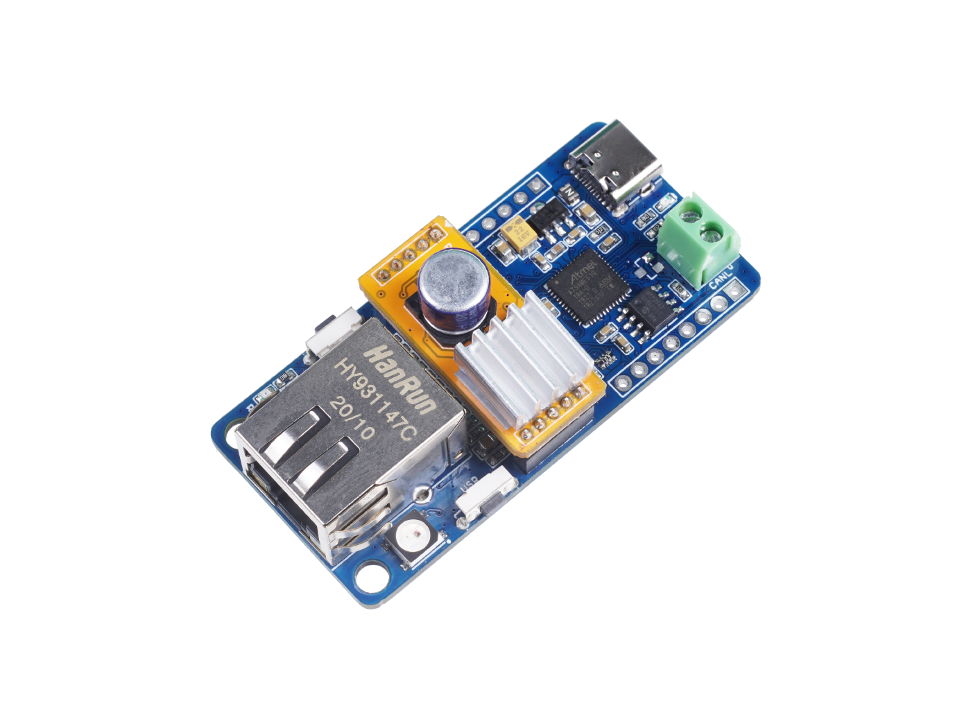 Squama CAN FD to Ethernet board with PoE