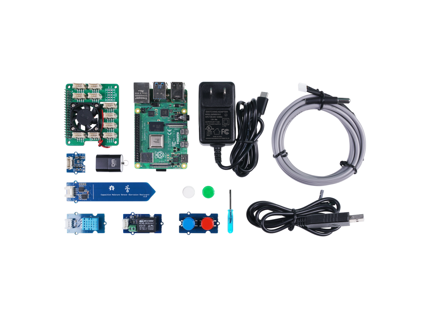 Grove Smart Agriculture Kit with Raspberry Pi 4 - designed for Microsoft FarmBeats for Students