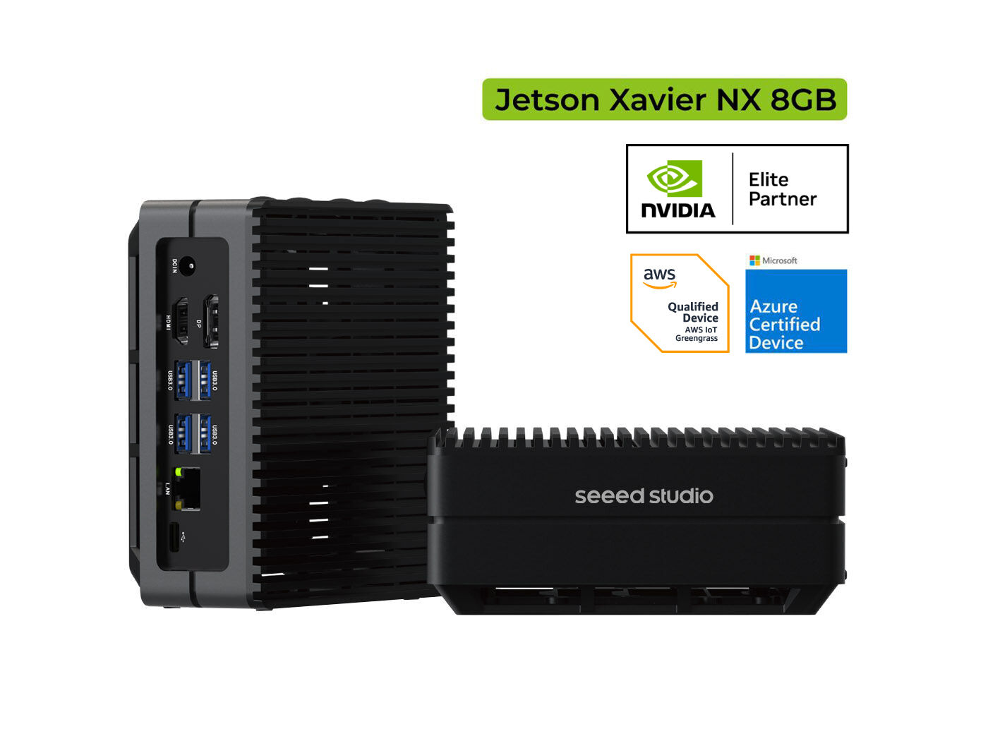 reComputer J2021 (w/o power adapter) - Edge AI Computer with NVIDIA® Jetson™ Xavier NX 8GB