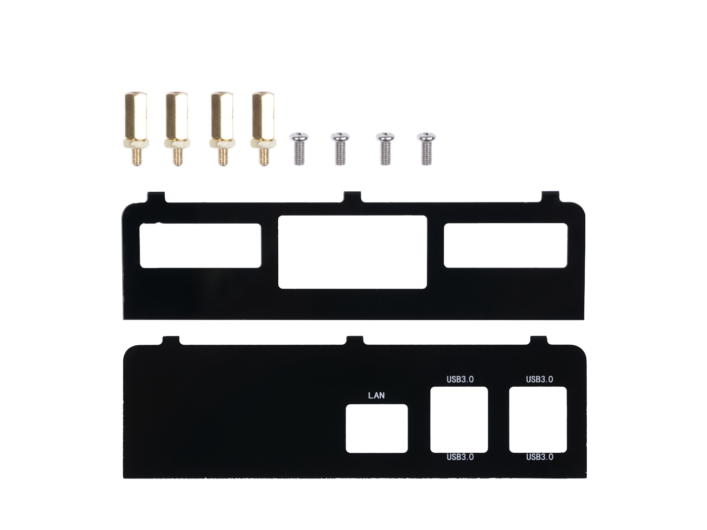 re_computer case: Side Panels For Raspberry Pi 3 With Standoffs