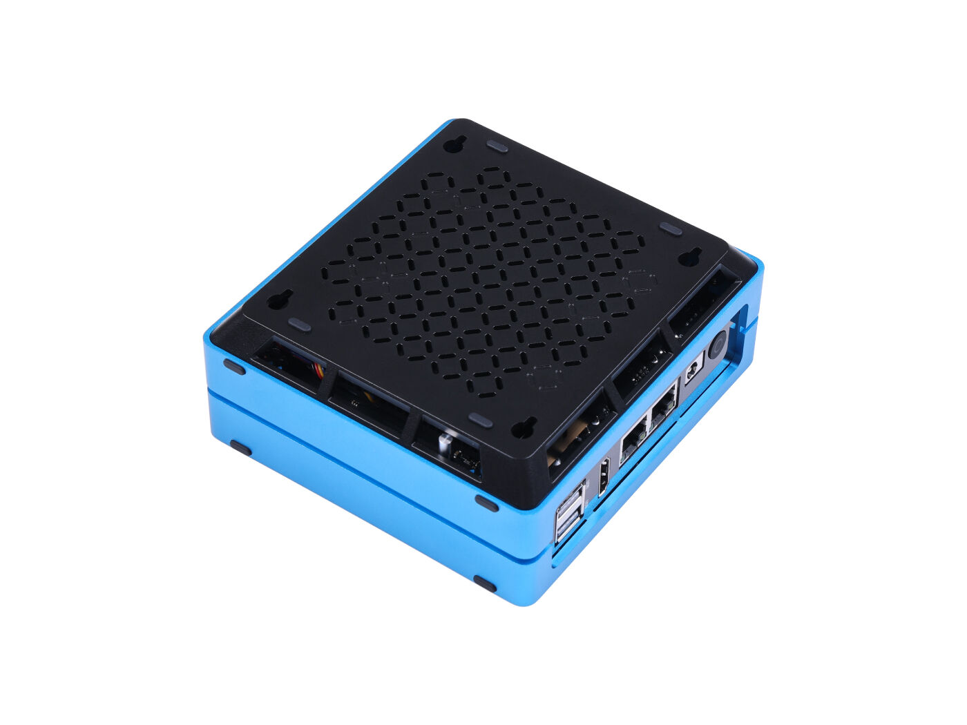 ODYSSEY Blue J4125 v2 - Mini PC with 128GB M.2 SATA, Linux and RP2040 Core, dual 2.5 Gigabit Ethernet NICs