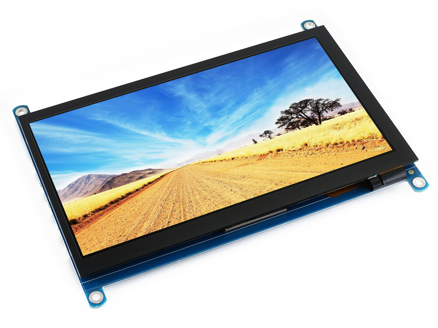 7inch HDMI LCD (H), 1024x600, IPS, supports various systems, capacitive touch, supports Raspberry Pi 4