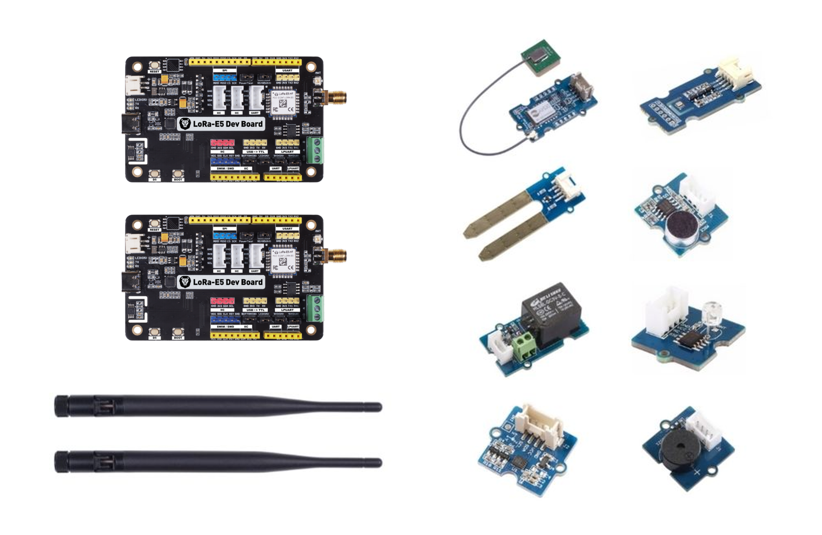 LoRaWAN Developer Kit with  Wio E5 Developer Kit: Develop more possibilities with Helium LongFi Network, compatible with SenseCAP M1