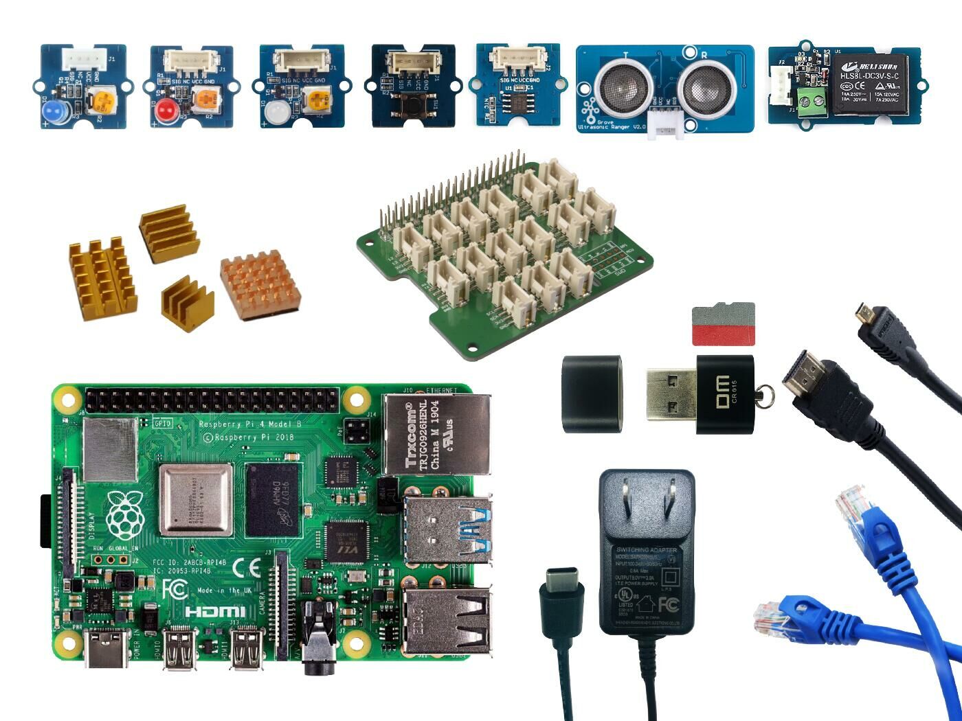 Seeed Studio - Grove Beginner Kit - Raspberry Pi 4B - 4GB