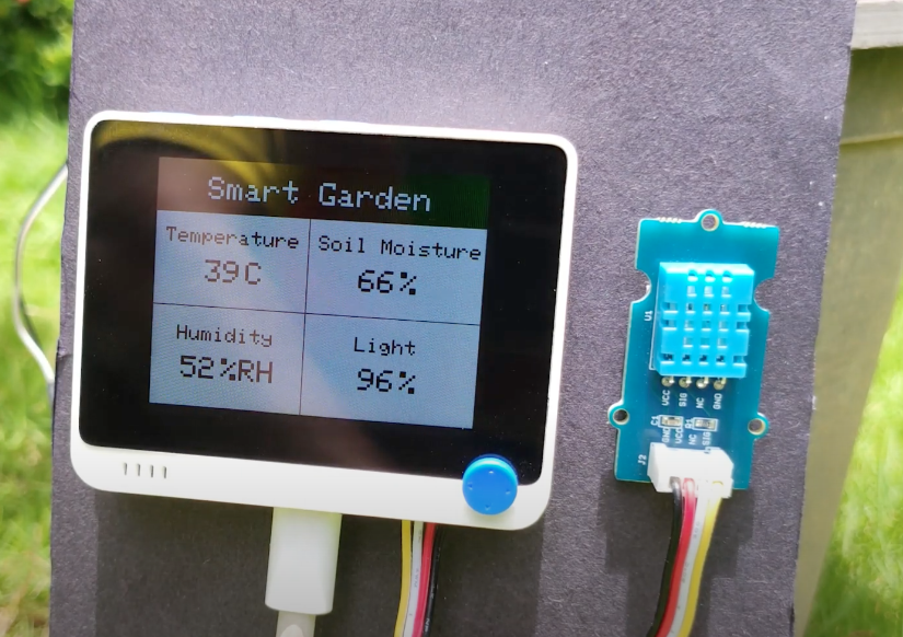 Smart Garden IoT Monitor built with Wio Terminal