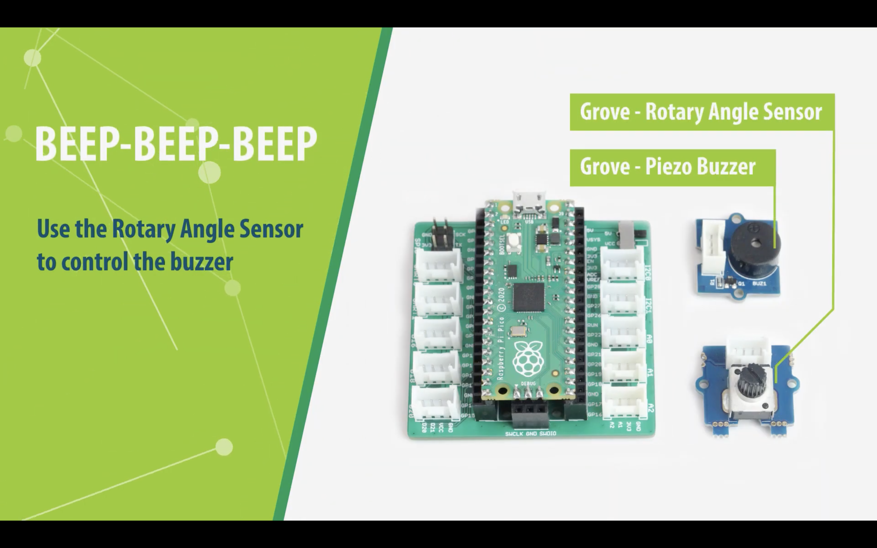 Grove Shield for Pi Pico - All female headers output, Grove interface for 2× I2C, 2× UART, 3× Digital, 3× Analog, Power Switch, 1x SPI, SWD Debug Interface