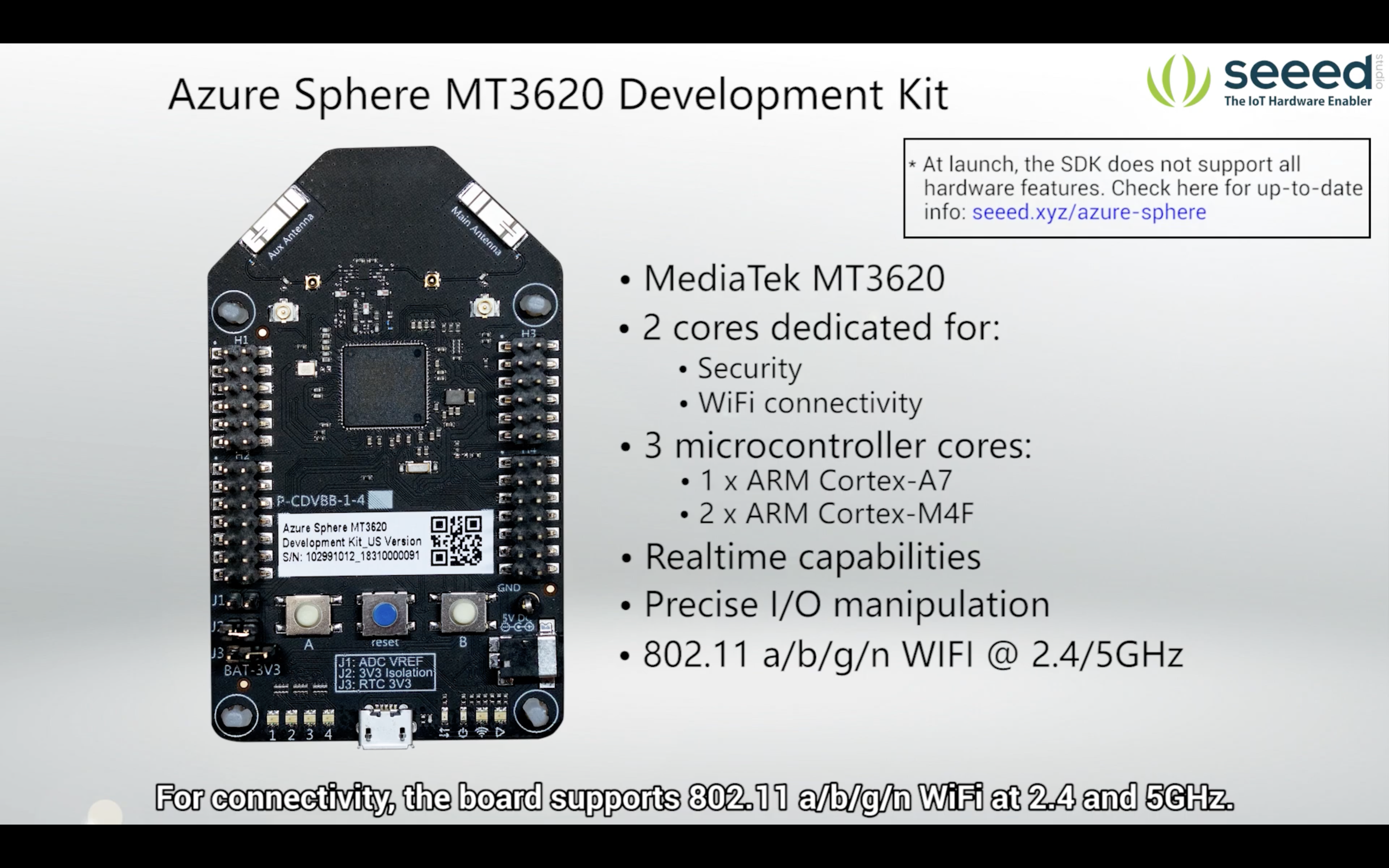 Azure Sphere MT3620 Development Kit_US Version