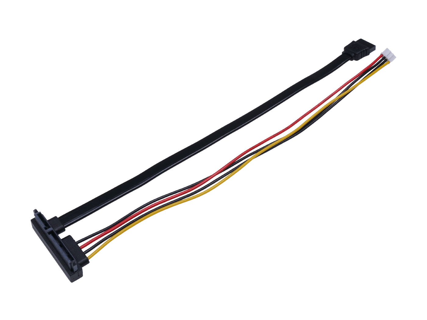 4-Pin Power & SATA Data to SATA 22Pin(7+15Pin) Cable for ODYSSEY - X86J4105 – 26AWG/ 200mm line length