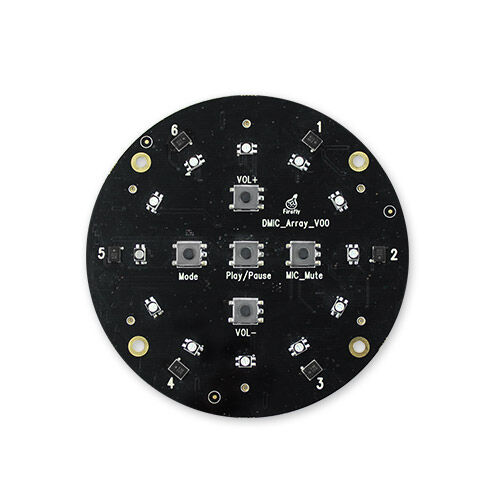 ROC-RK3308-CC Far-field Microphone Array Board