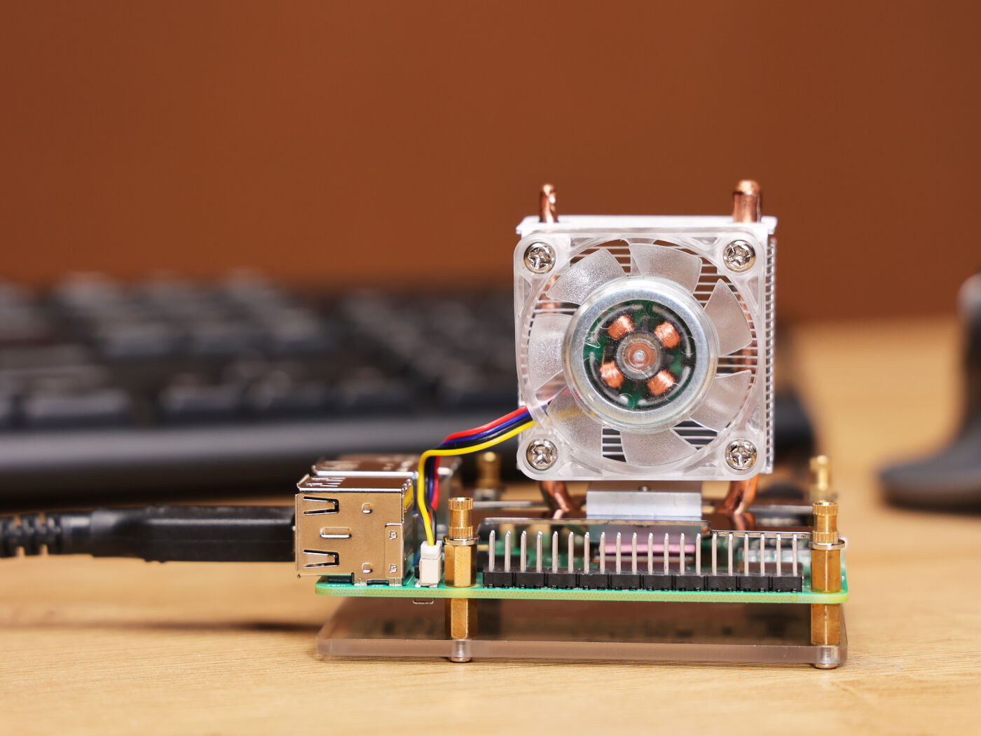 ICE Tower CPU Cooling Fan for Raspberry Pi (Support Pi 5)