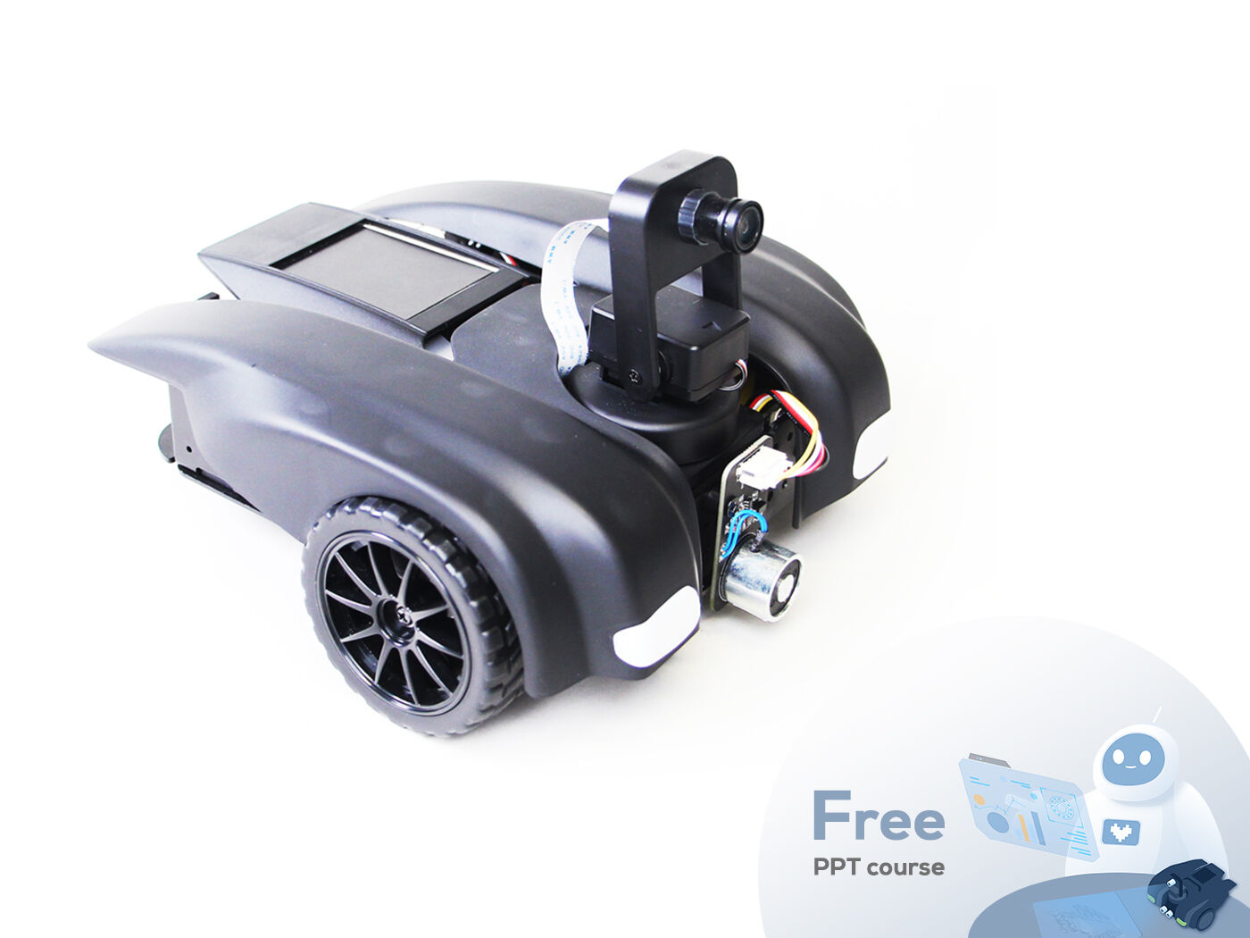 M.A.R.K. - Make A Robot Kit  - Smart AI Robot Kit for Learning Programming & Artificial Intelligence, Supports Graphical Programming & Micropython, Rich Free Course Materials Available, Ideal for STEM Education with Free Course