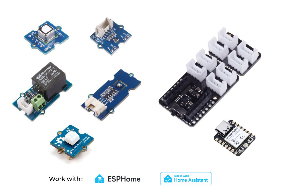 Grove Bundle Kit for ESPHome, DIY Grove Modules to Work With Home Assistant