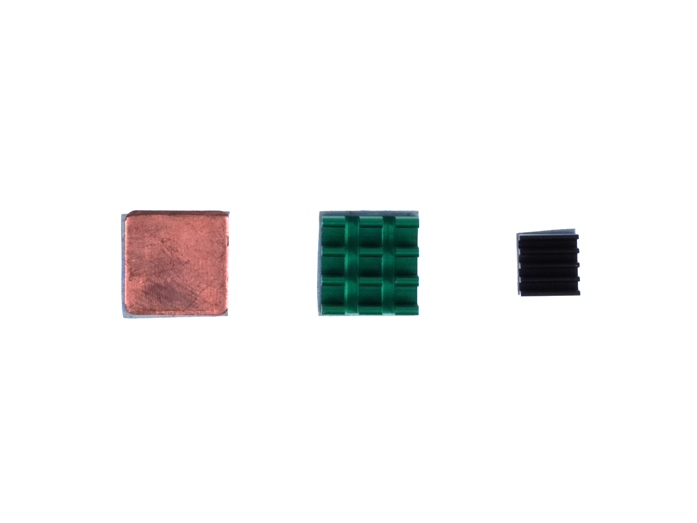 Heat Sink Kit for Raspberry Pi - Copper/Aluminum