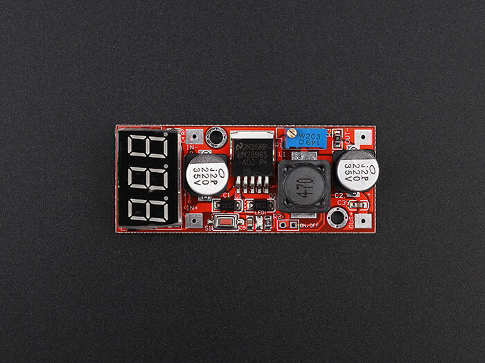 Adjustable DC&DC Power Converter with LED segment display(4.5V - 28V&1.5A)