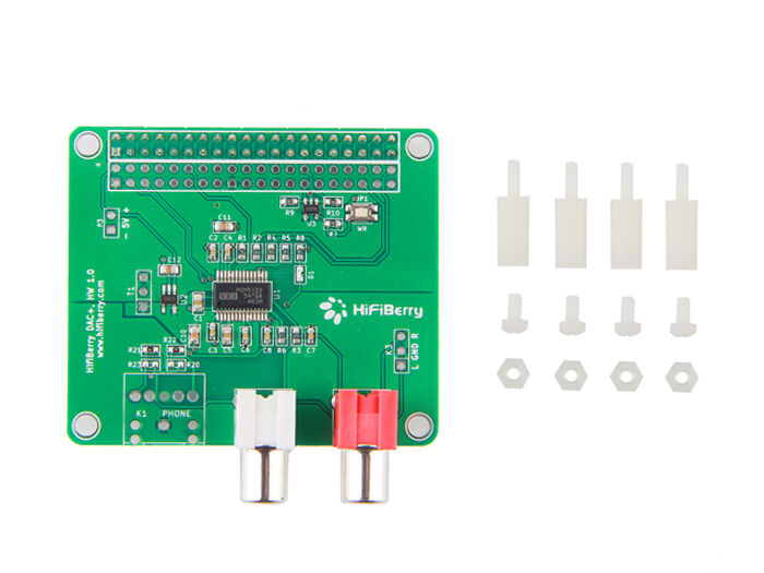 HiFiBerry DAC+ standard RCA