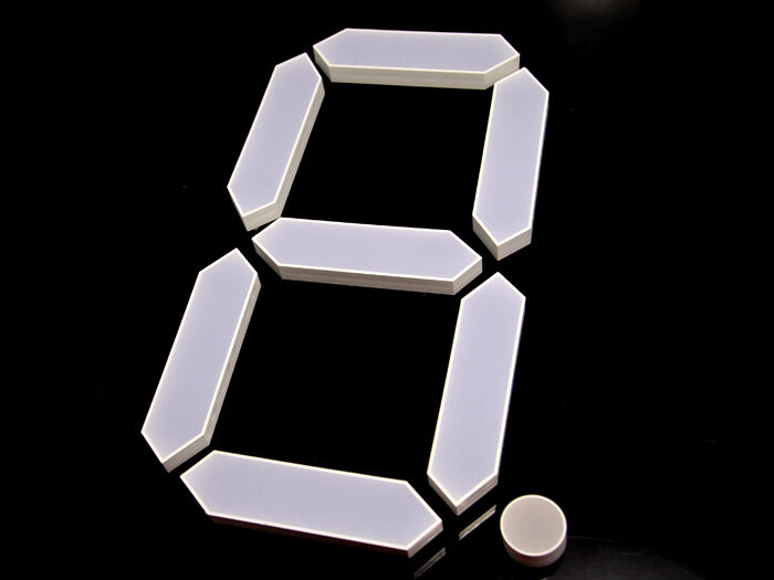 7 Segment Display - 8 Inches - Green