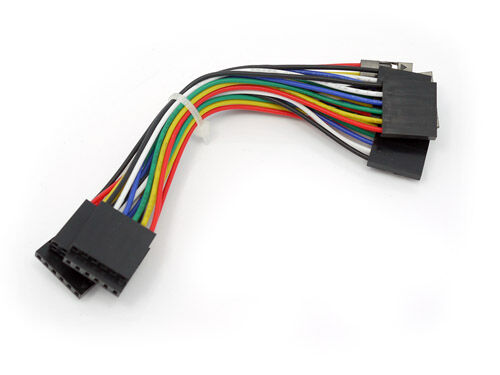 6 pin dual-female jumper wire - 100mm (5 PCs pack)