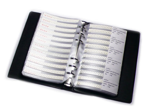 0805 SMT Capacitor sample book - 4416 pcs in 92 values