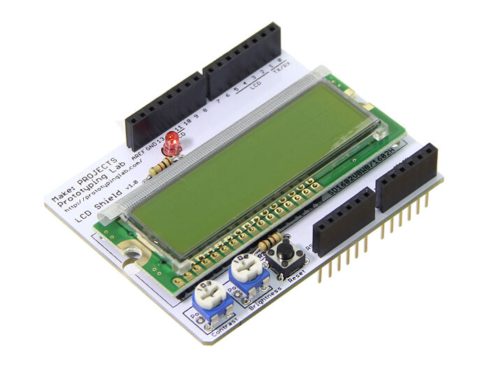 LCD Shield Kit - Black on Green