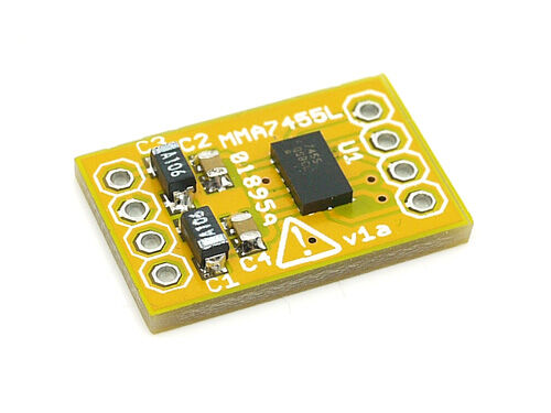 MMA7455L accelerometer breakout board
