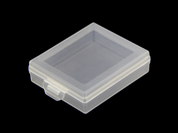 Plastic storage box - transparent small
