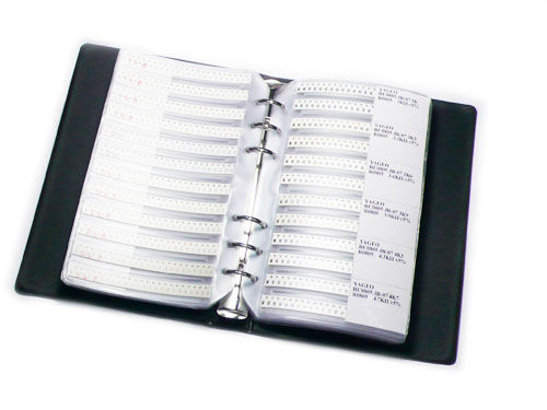 0805 SMT Resistor sample book - 8496 pcs in 177 values