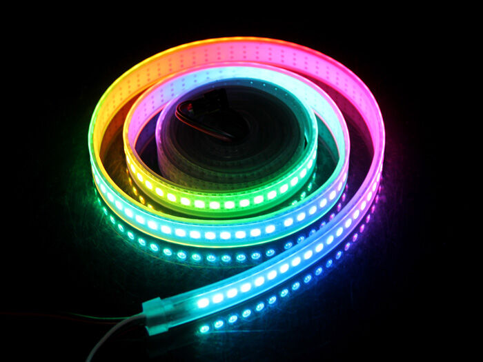 WS2812B Digital RGB LED Waterproof Flexi-Strip 144 LED&meter - 2 meter