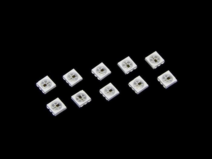 WS2812 RGB LED with Integrated Driver Chip (10 PCs pack)
