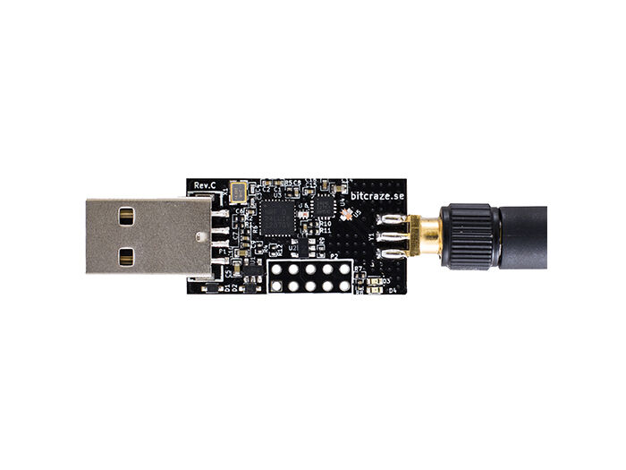 Crazyradio PA - long range 2.4Ghz USB radio dongle with antenna