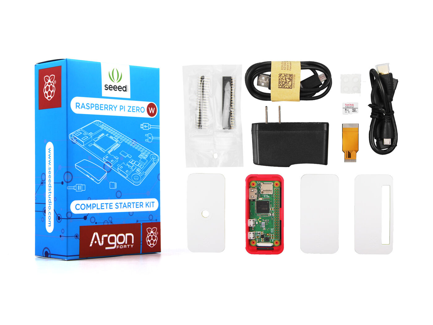 Seeedstudio Raspberry Pi Zero W Complete Starter Kit