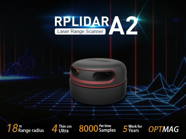 RPLiDAR A2M6 360 Degree Laser Scanner Kit - 18M Range