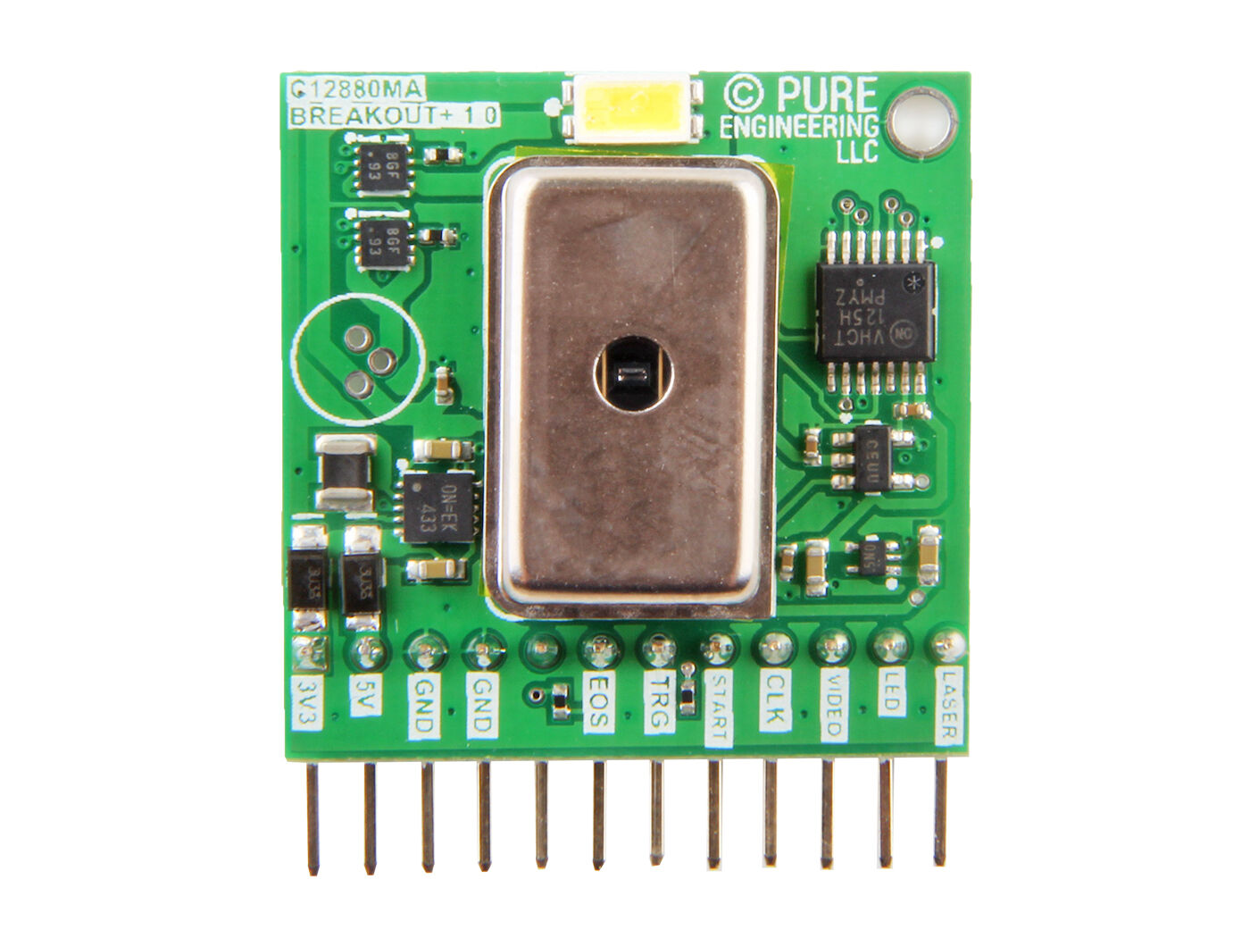Hamamatsu C12880MA MEMS u-Spectrometer and Breakout Board