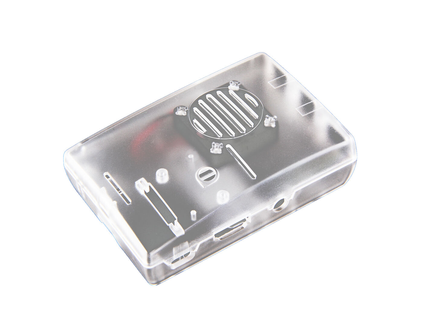 Transparent ABS Enclosure with Cooling Fan for Raspberry Pi 3 Model B & 3B+