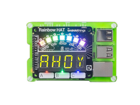 Pimoroni -Rainbow HAT for Android Things™ and Raspberry Pi - Sensors, Inputs and Displays