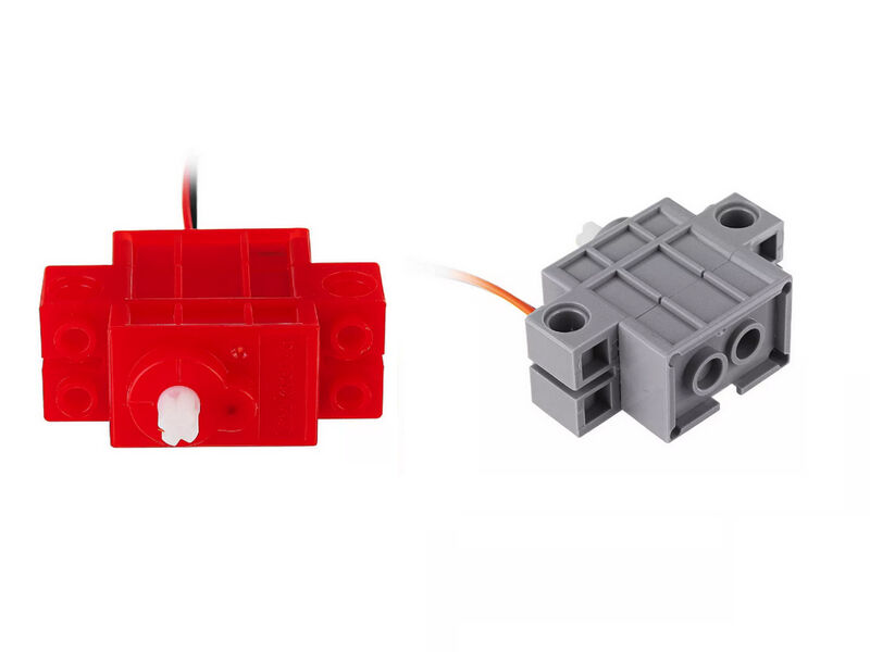 Kittenbot Building Block compatible 270° Geek Servo & 360°  Geek Motor-4pcs - Image 6
