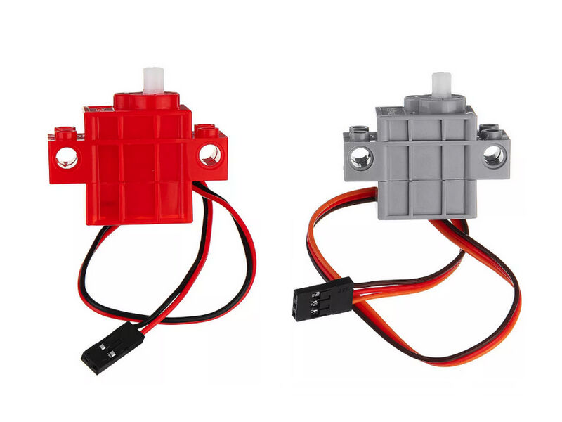 Kittenbot Building Block compatible 270° Geek Servo & 360°  Geek Motor-4pcs - Image 3