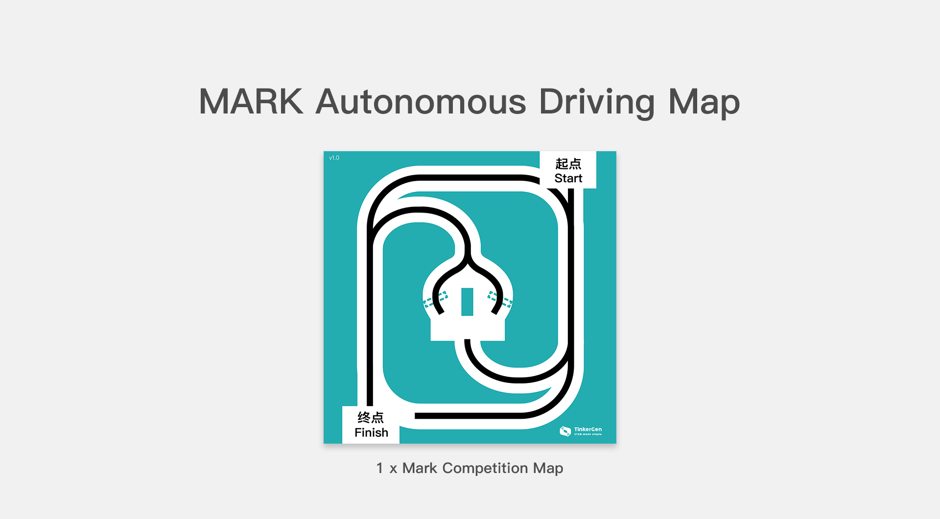 Autonomous Driving Map for Make a Robot Kit