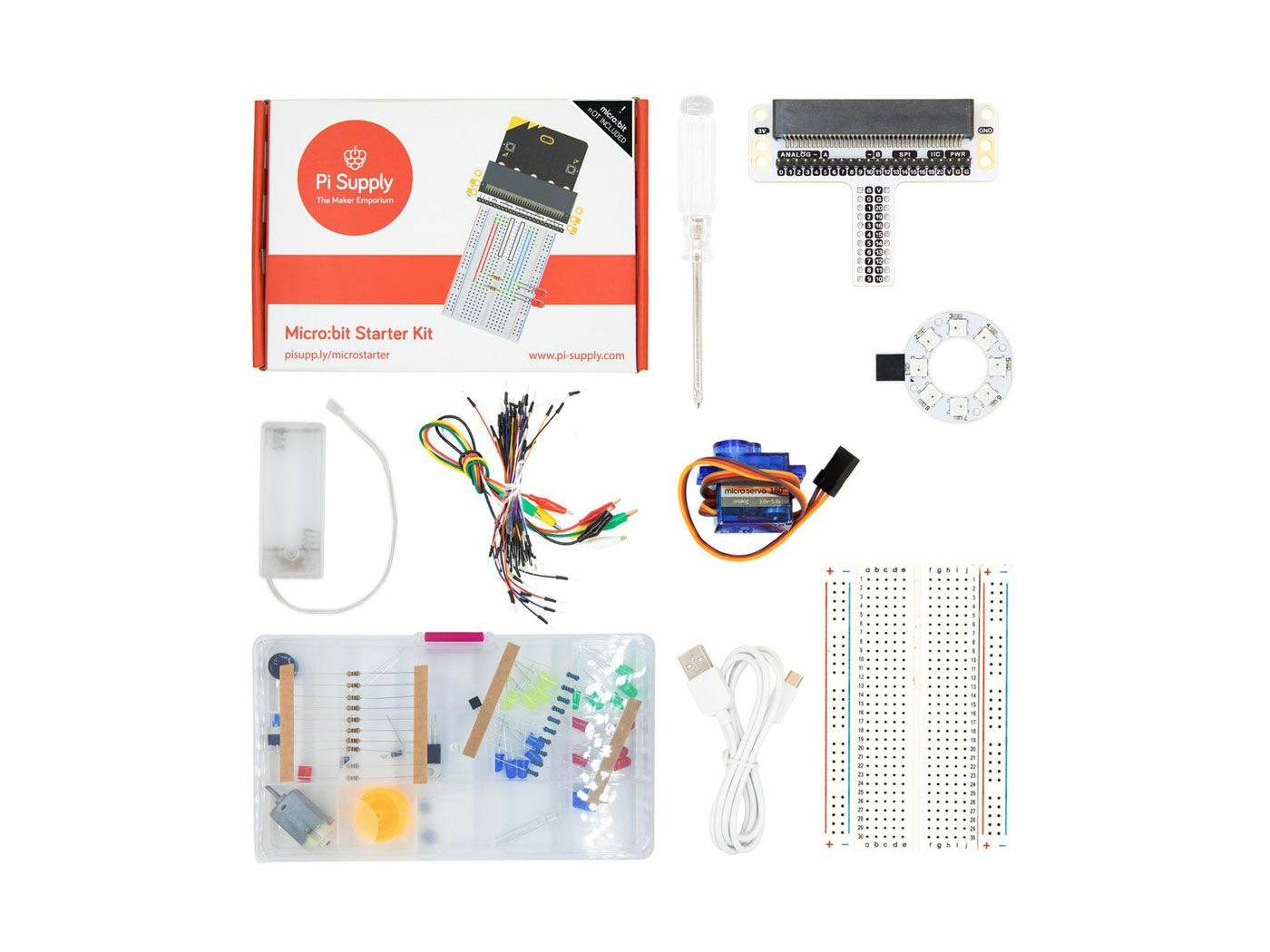 Pi Supply micro:bit Starter Kit (without micro:bit)
